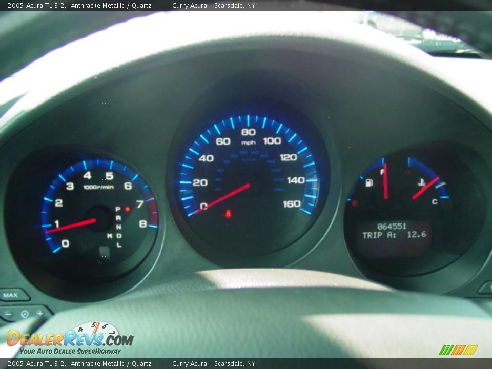 2005 Acura TL 3.2 Anthracite Metallic / Quartz Photo #22