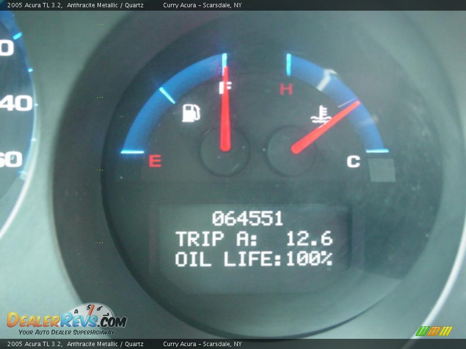 2005 Acura TL 3.2 Anthracite Metallic / Quartz Photo #23