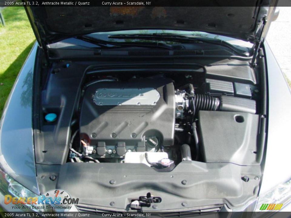 2005 Acura TL 3.2 Anthracite Metallic / Quartz Photo #25