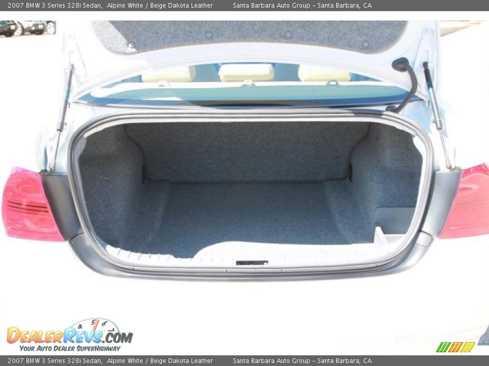 2007 BMW 3 Series 328i Sedan Alpine White / Beige Dakota Leather Photo #15