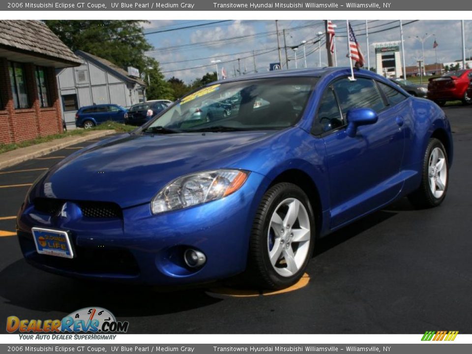 2006 Mitsubishi Eclipse GT Coupe UV Blue Pearl / Medium Gray Photo #1