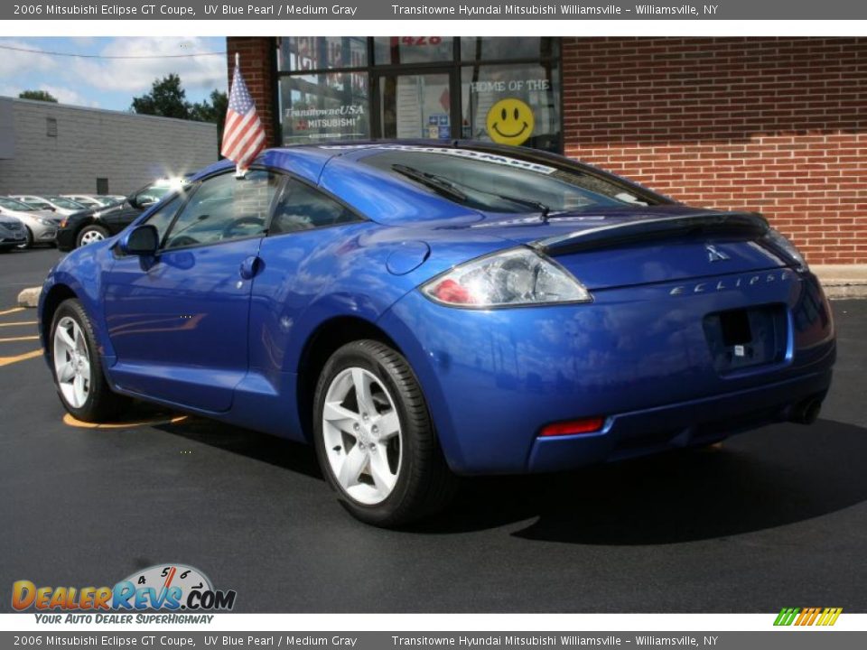 2006 Mitsubishi Eclipse GT Coupe UV Blue Pearl / Medium Gray Photo #2