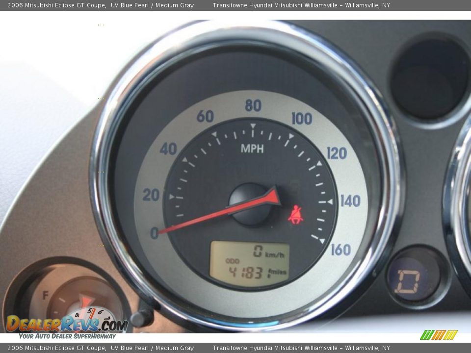 2006 Mitsubishi Eclipse GT Coupe UV Blue Pearl / Medium Gray Photo #3