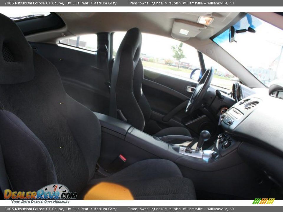 2006 Mitsubishi Eclipse GT Coupe UV Blue Pearl / Medium Gray Photo #7