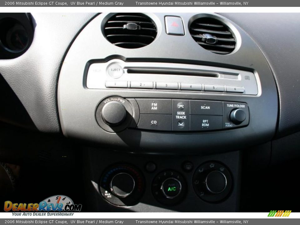 2006 Mitsubishi Eclipse GT Coupe UV Blue Pearl / Medium Gray Photo #11