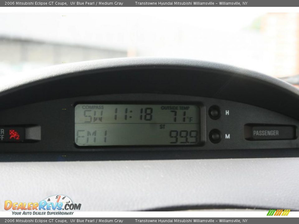 2006 Mitsubishi Eclipse GT Coupe UV Blue Pearl / Medium Gray Photo #13