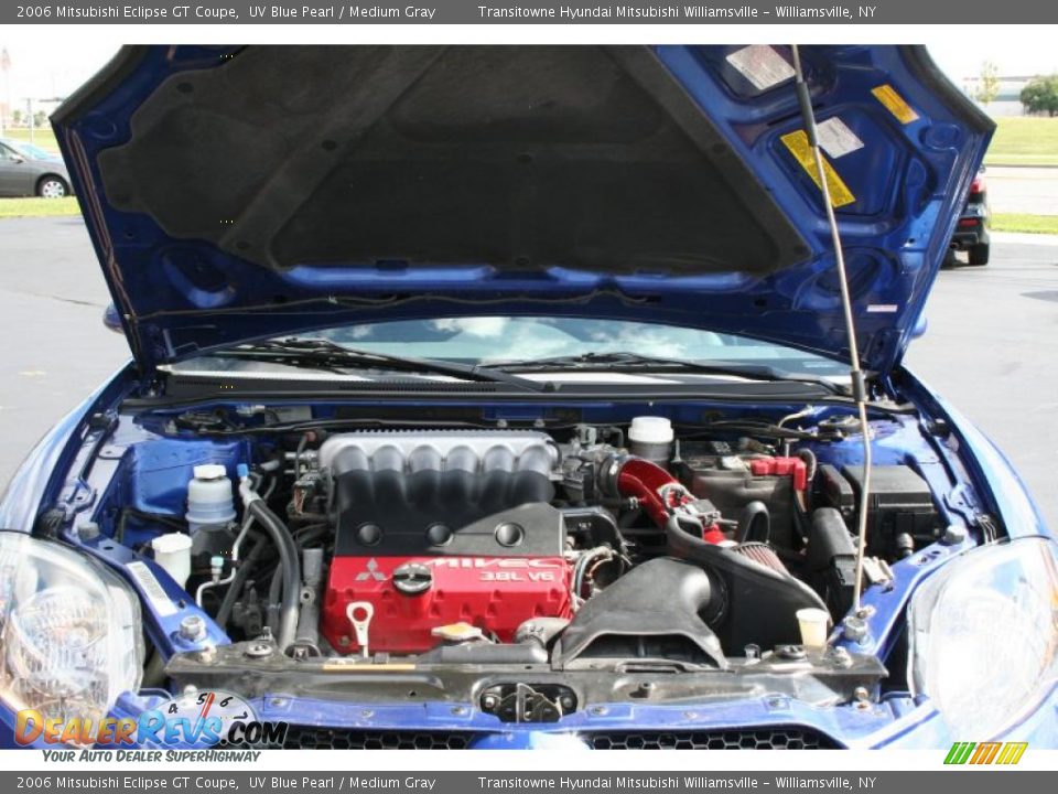 2006 Mitsubishi Eclipse GT Coupe UV Blue Pearl / Medium Gray Photo #14