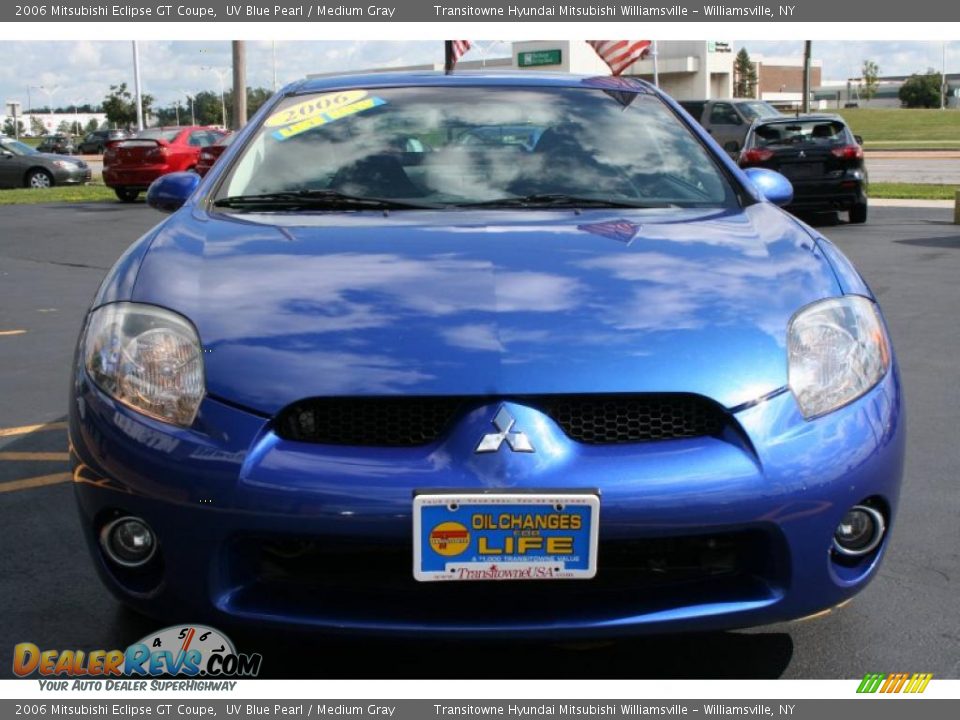 2006 Mitsubishi Eclipse GT Coupe UV Blue Pearl / Medium Gray Photo #16