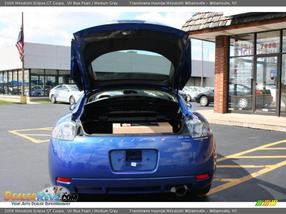 2006 Mitsubishi Eclipse GT Coupe UV Blue Pearl / Medium Gray Photo #17