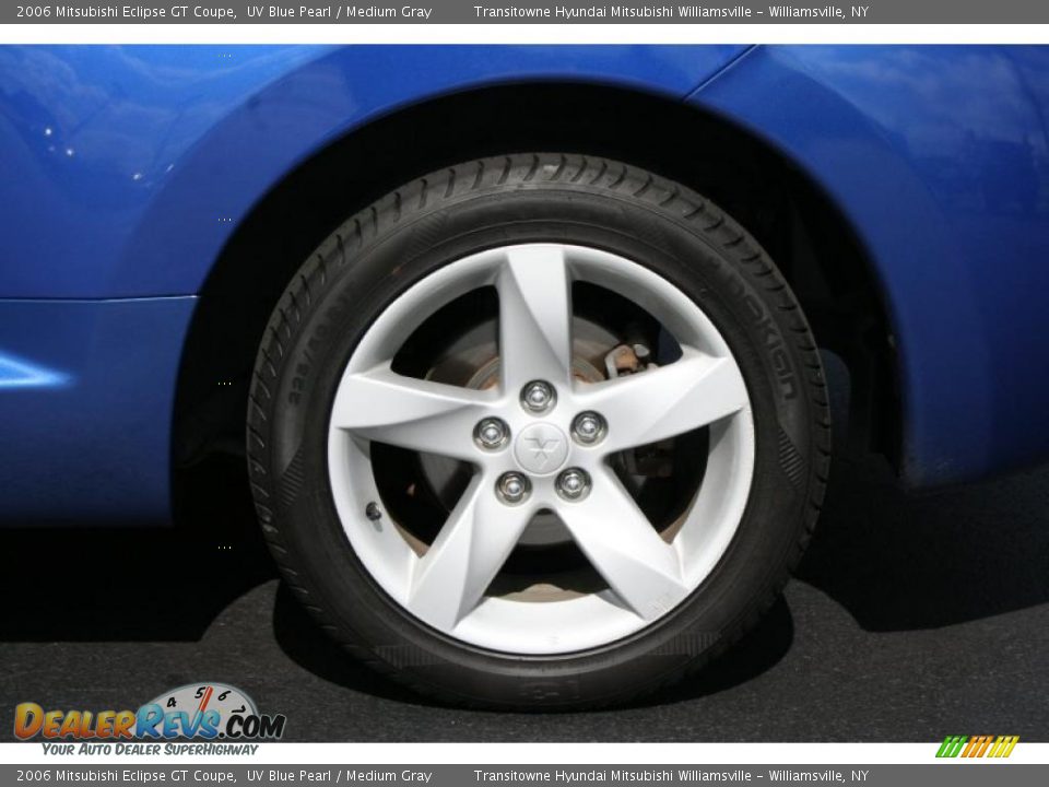 2006 Mitsubishi Eclipse GT Coupe UV Blue Pearl / Medium Gray Photo #19