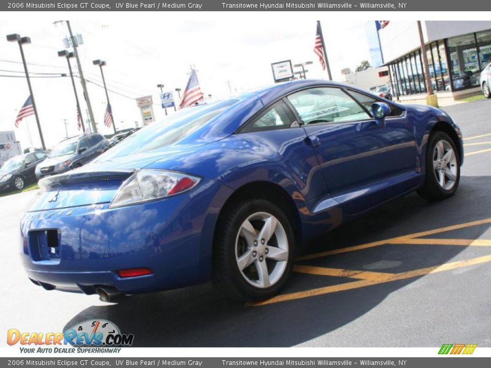2006 Mitsubishi Eclipse GT Coupe UV Blue Pearl / Medium Gray Photo #21