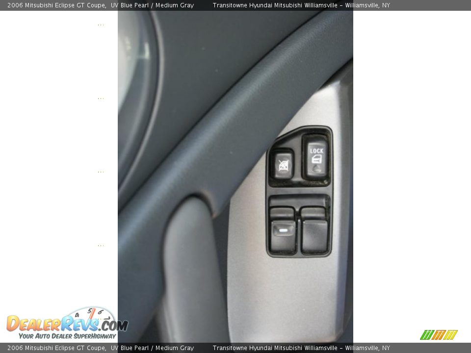 2006 Mitsubishi Eclipse GT Coupe UV Blue Pearl / Medium Gray Photo #22