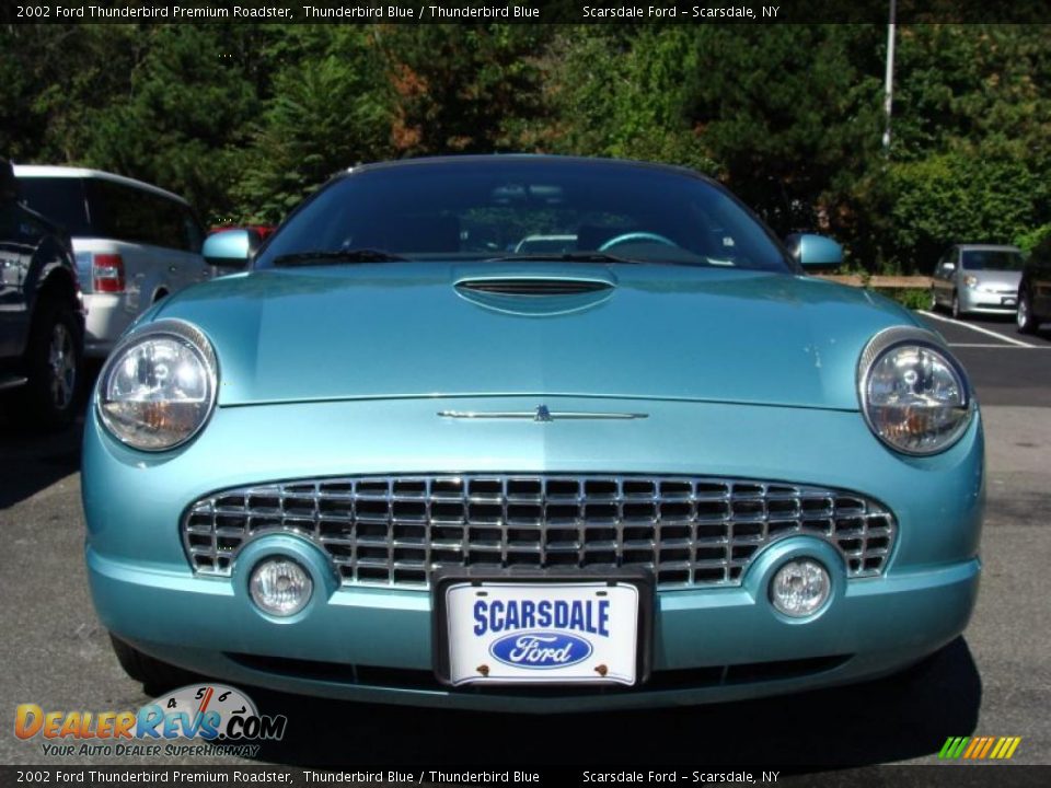2002 Ford Thunderbird Premium Roadster Thunderbird Blue / Thunderbird Blue Photo #2