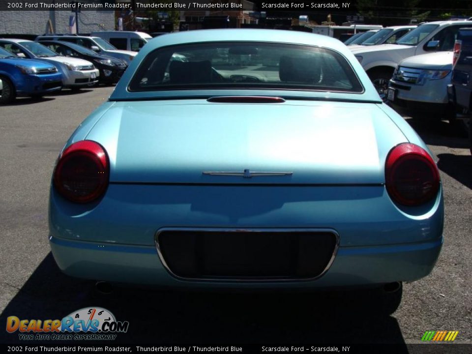 2002 Ford Thunderbird Premium Roadster Thunderbird Blue / Thunderbird Blue Photo #5