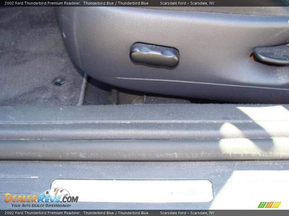 2002 Ford Thunderbird Premium Roadster Thunderbird Blue / Thunderbird Blue Photo #11