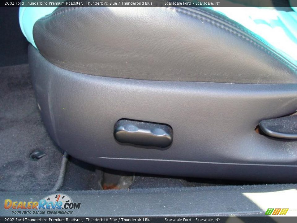 2002 Ford Thunderbird Premium Roadster Thunderbird Blue / Thunderbird Blue Photo #12