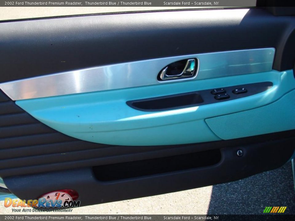 2002 Ford Thunderbird Premium Roadster Thunderbird Blue / Thunderbird Blue Photo #13