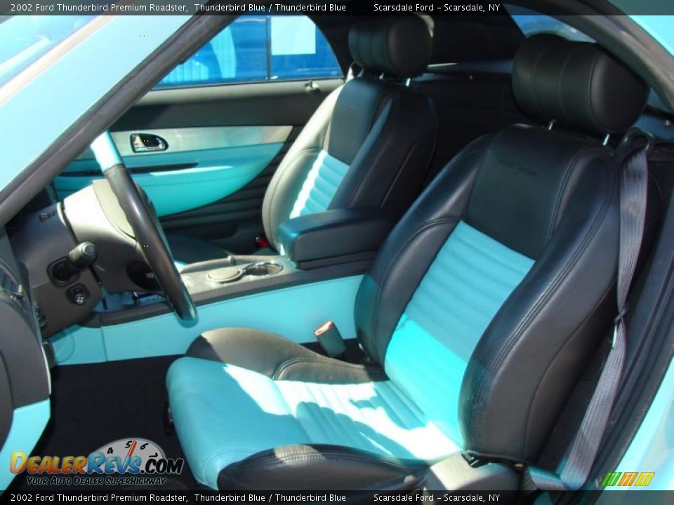 2002 Ford Thunderbird Premium Roadster Thunderbird Blue / Thunderbird Blue Photo #14