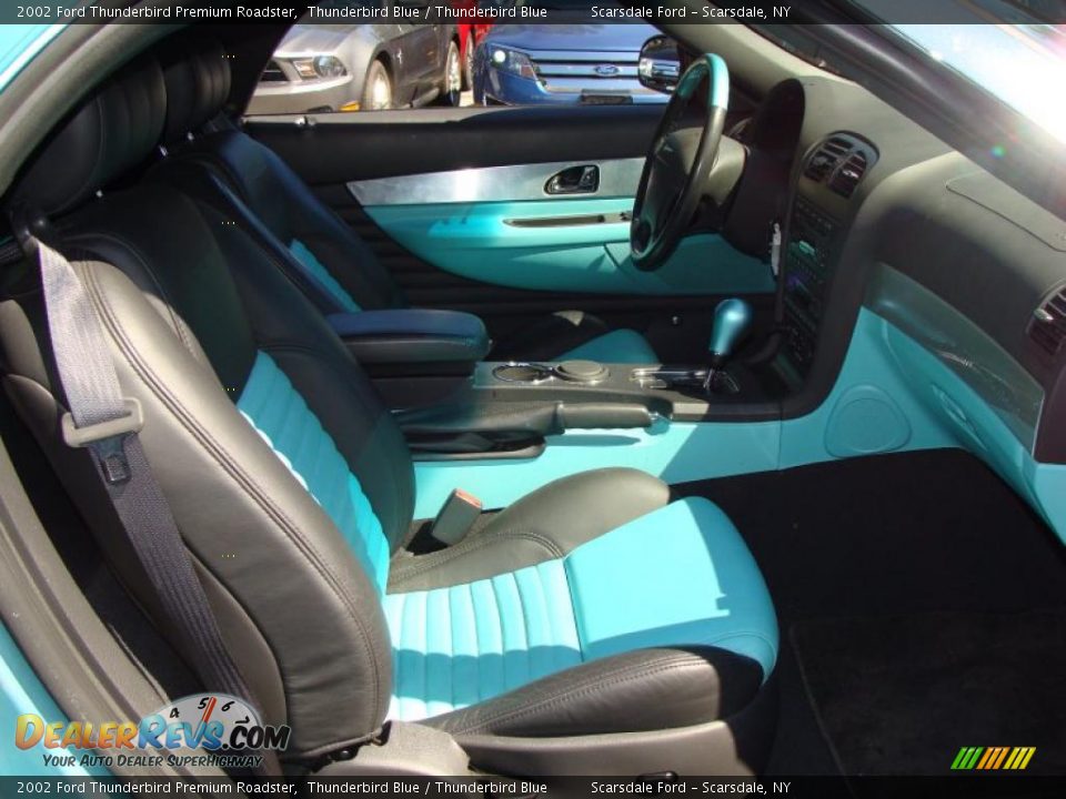 2002 Ford Thunderbird Premium Roadster Thunderbird Blue / Thunderbird Blue Photo #15