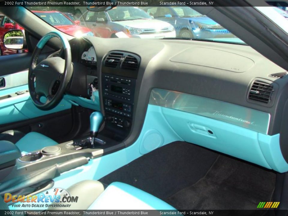 2002 Ford Thunderbird Premium Roadster Thunderbird Blue / Thunderbird Blue Photo #16