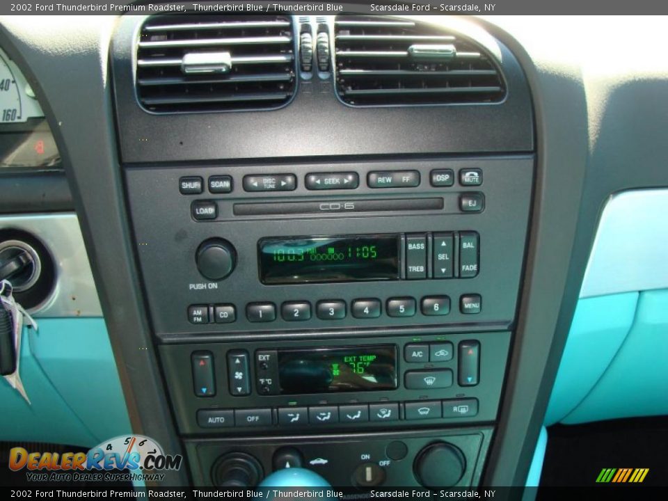 2002 Ford Thunderbird Premium Roadster Thunderbird Blue / Thunderbird Blue Photo #17