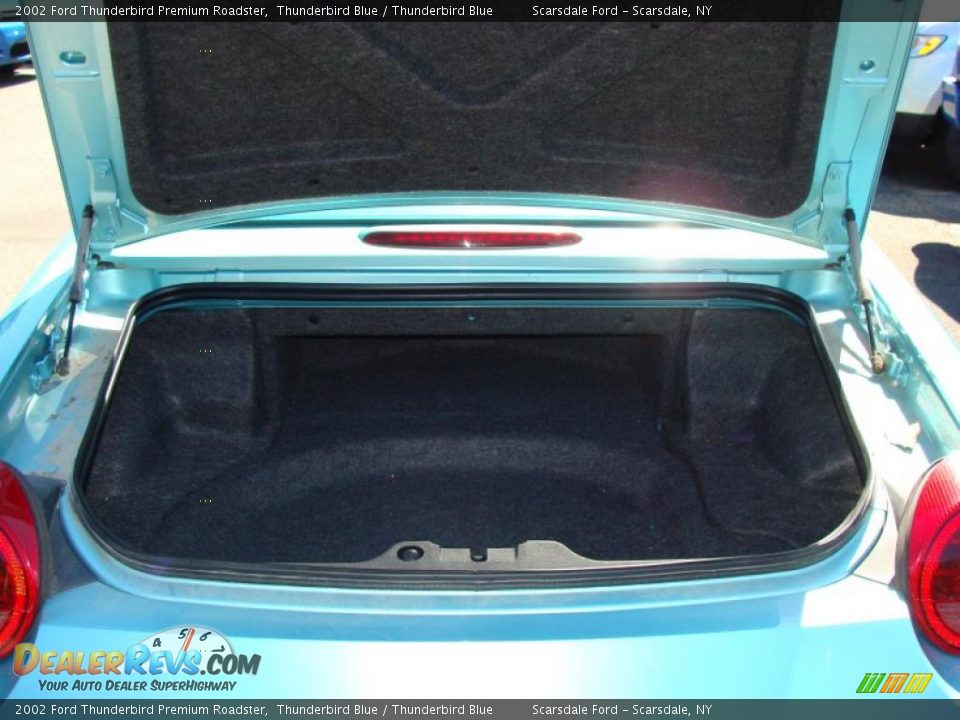 2002 Ford Thunderbird Premium Roadster Thunderbird Blue / Thunderbird Blue Photo #20