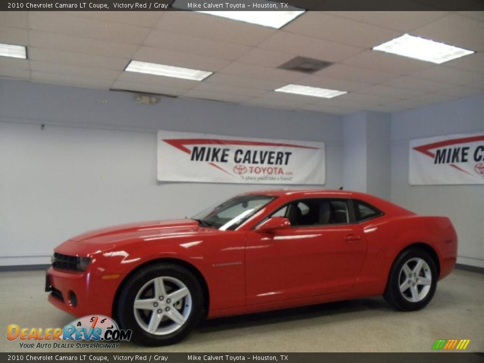 2010 Chevrolet Camaro LT Coupe Victory Red / Gray Photo #3