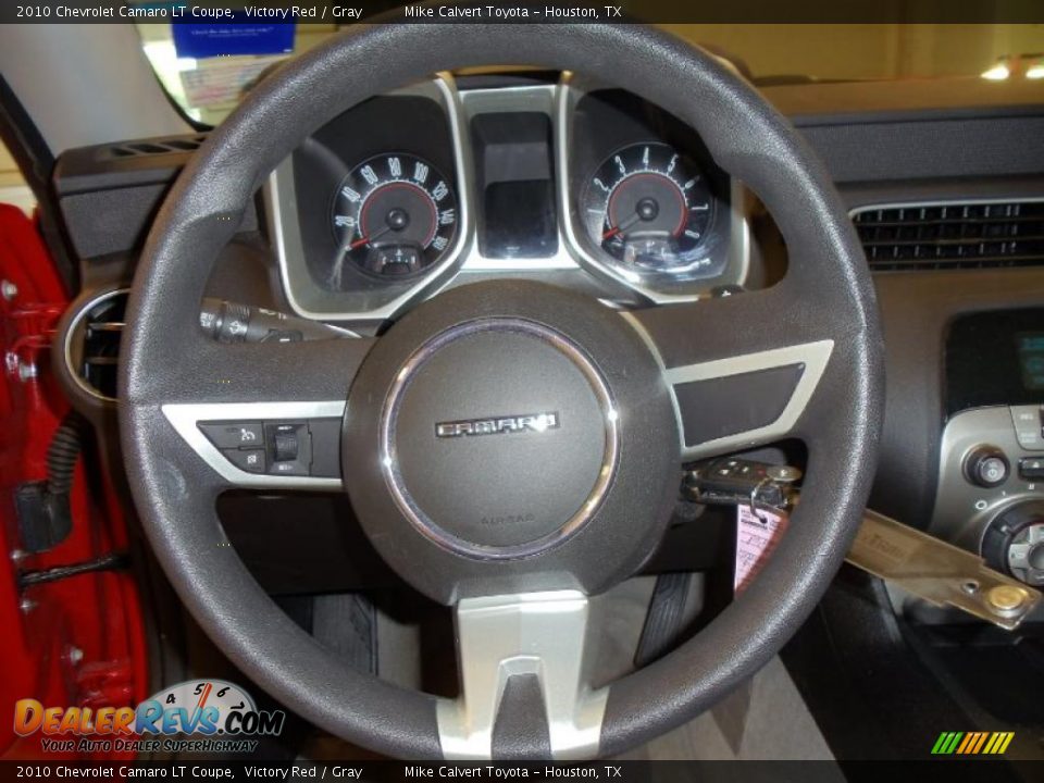 2010 Chevrolet Camaro LT Coupe Victory Red / Gray Photo #10