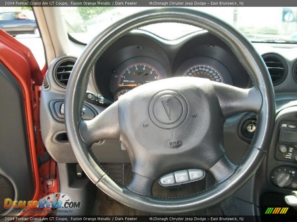 2004 Pontiac Grand Am GT Coupe Fusion Orange Metallic / Dark Pewter Photo #11