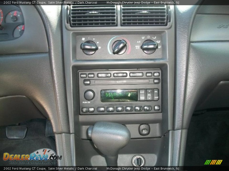 2002 Ford Mustang GT Coupe Satin Silver Metallic / Dark Charcoal Photo #13