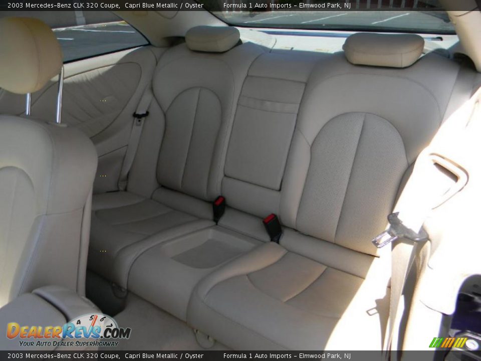 2003 Mercedes-Benz CLK 320 Coupe Capri Blue Metallic / Oyster Photo #6