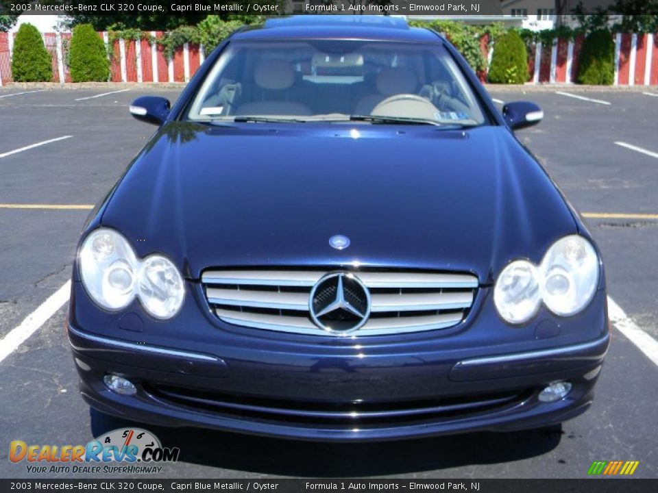 2003 Mercedes-Benz CLK 320 Coupe Capri Blue Metallic / Oyster Photo #7