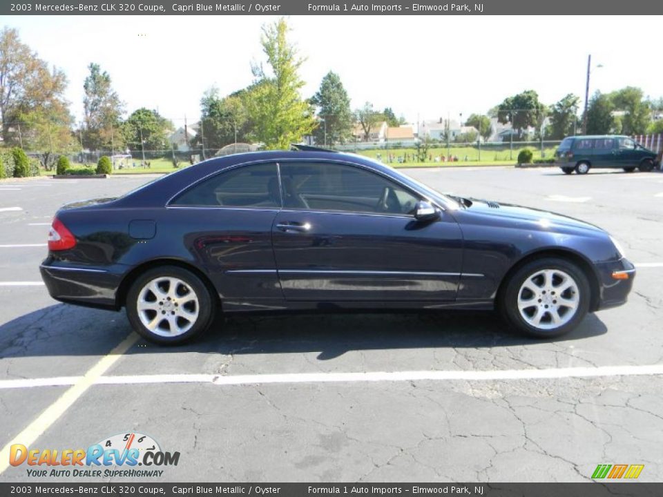 2003 Mercedes-Benz CLK 320 Coupe Capri Blue Metallic / Oyster Photo #9