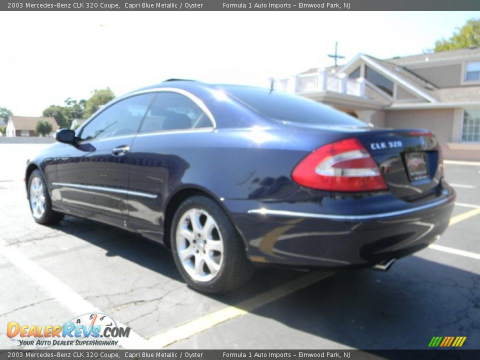 2003 Mercedes-Benz CLK 320 Coupe Capri Blue Metallic / Oyster Photo #11