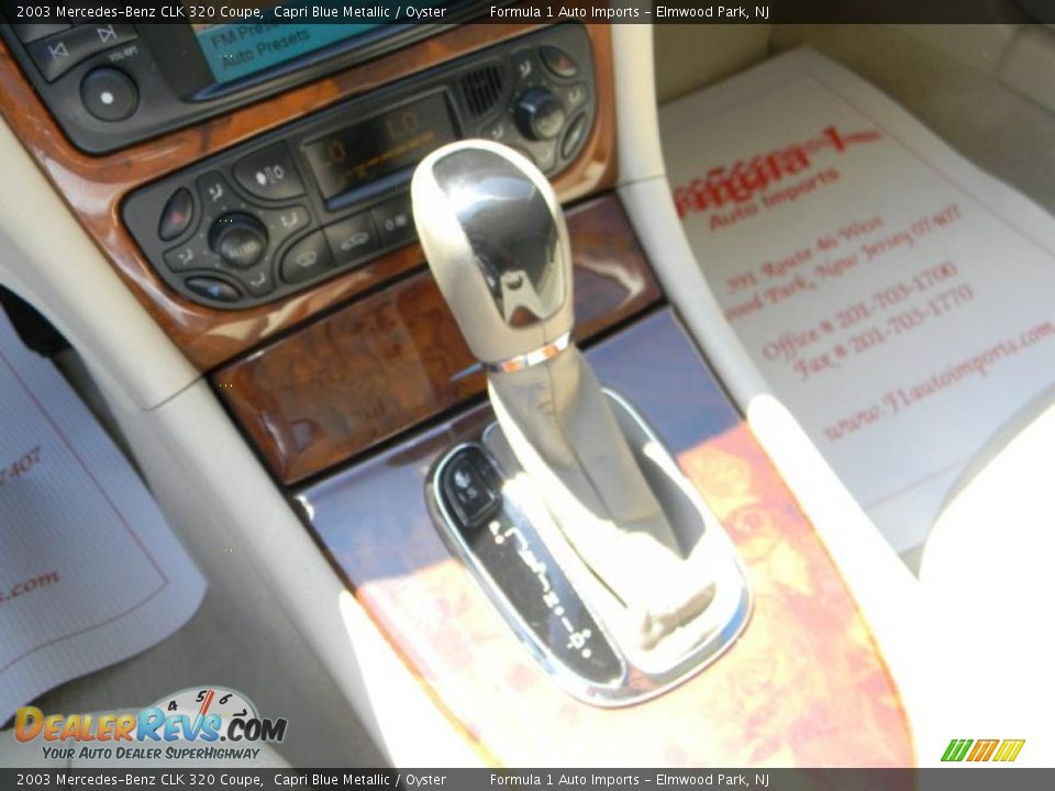 2003 Mercedes-Benz CLK 320 Coupe Capri Blue Metallic / Oyster Photo #19