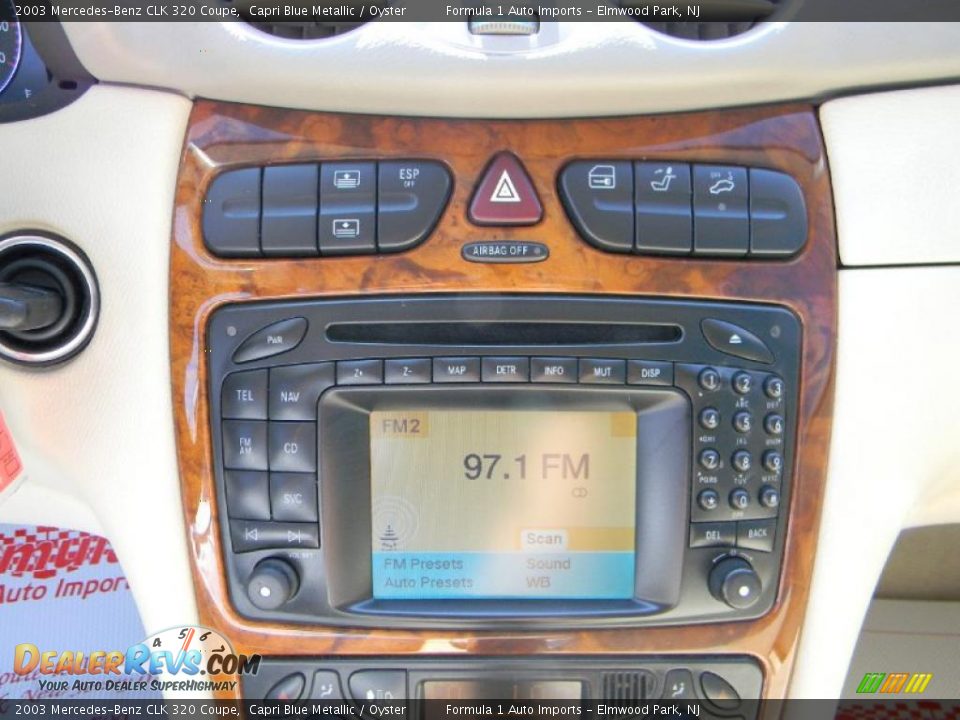 2003 Mercedes-Benz CLK 320 Coupe Capri Blue Metallic / Oyster Photo #20