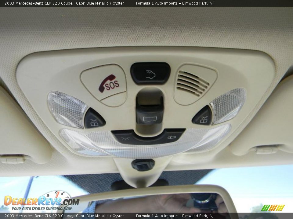 2003 Mercedes-Benz CLK 320 Coupe Capri Blue Metallic / Oyster Photo #22