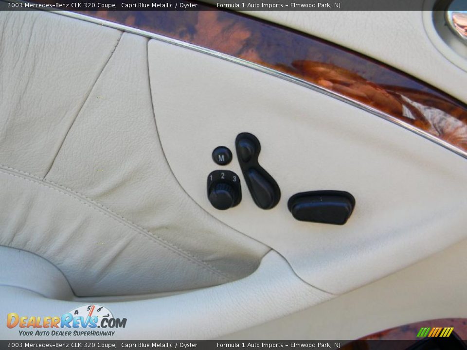 2003 Mercedes-Benz CLK 320 Coupe Capri Blue Metallic / Oyster Photo #23