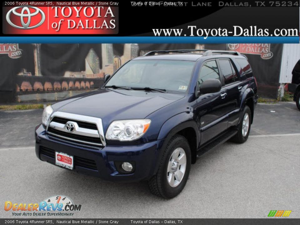 2006 Toyota 4Runner SR5 Nautical Blue Metallic / Stone Gray Photo #1