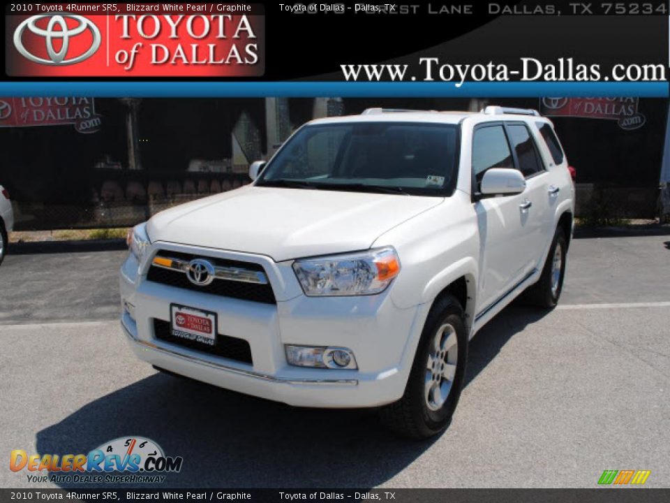 2010 Toyota 4Runner SR5 Blizzard White Pearl / Graphite Photo #1