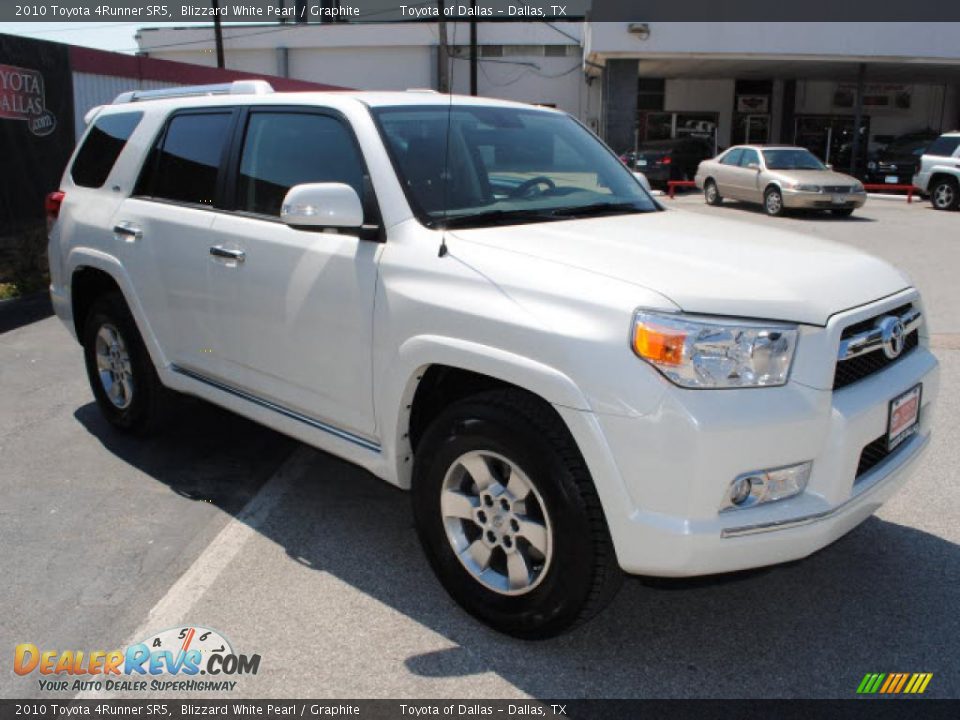 2010 Toyota 4Runner SR5 Blizzard White Pearl / Graphite Photo #3