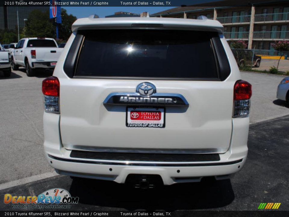 2010 Toyota 4Runner SR5 Blizzard White Pearl / Graphite Photo #6
