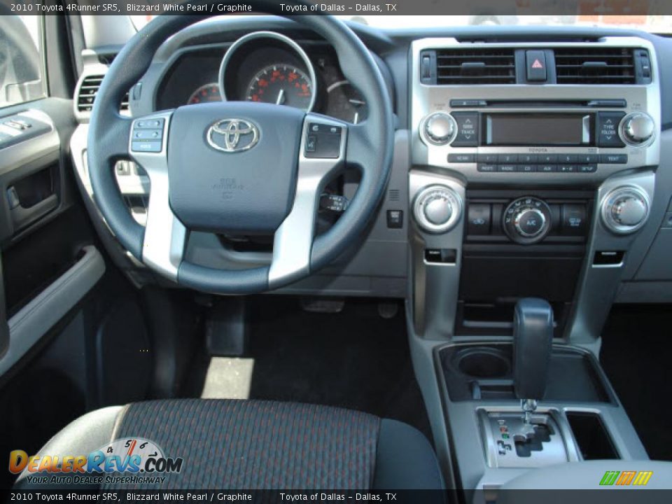 2010 Toyota 4Runner SR5 Blizzard White Pearl / Graphite Photo #14