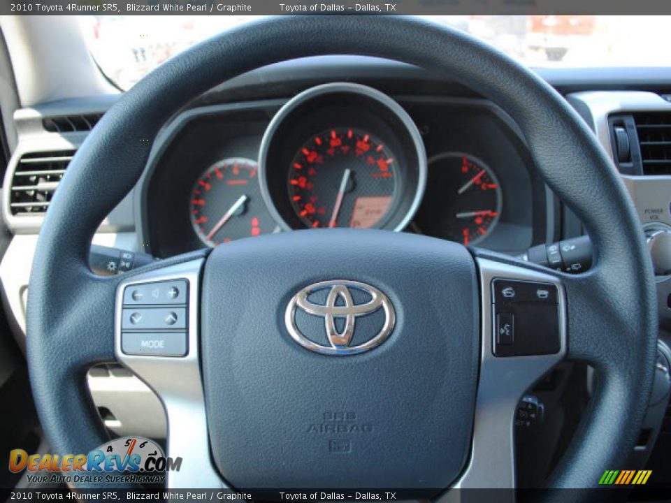 2010 Toyota 4Runner SR5 Blizzard White Pearl / Graphite Photo #16