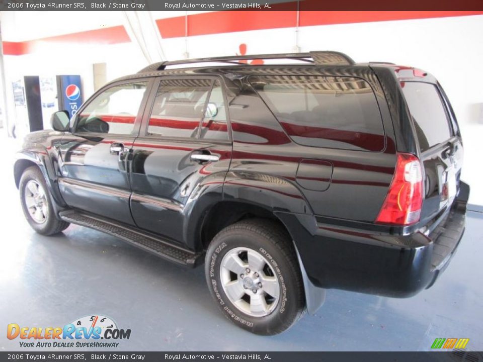 2006 Toyota 4Runner SR5 Black / Stone Gray Photo #3