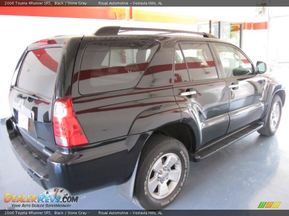 2006 Toyota 4Runner SR5 Black / Stone Gray Photo #5