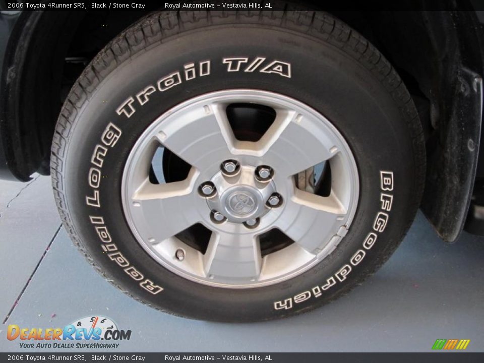 2006 Toyota 4Runner SR5 Black / Stone Gray Photo #7