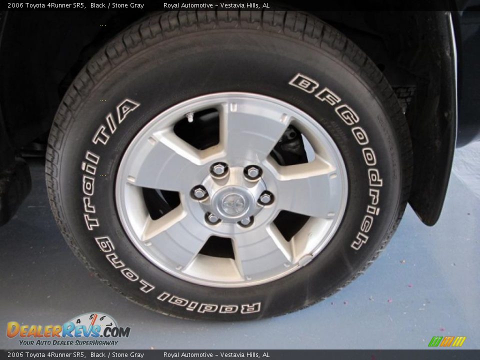 2006 Toyota 4Runner SR5 Black / Stone Gray Photo #8