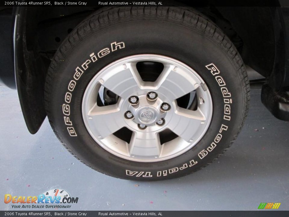 2006 Toyota 4Runner SR5 Black / Stone Gray Photo #9