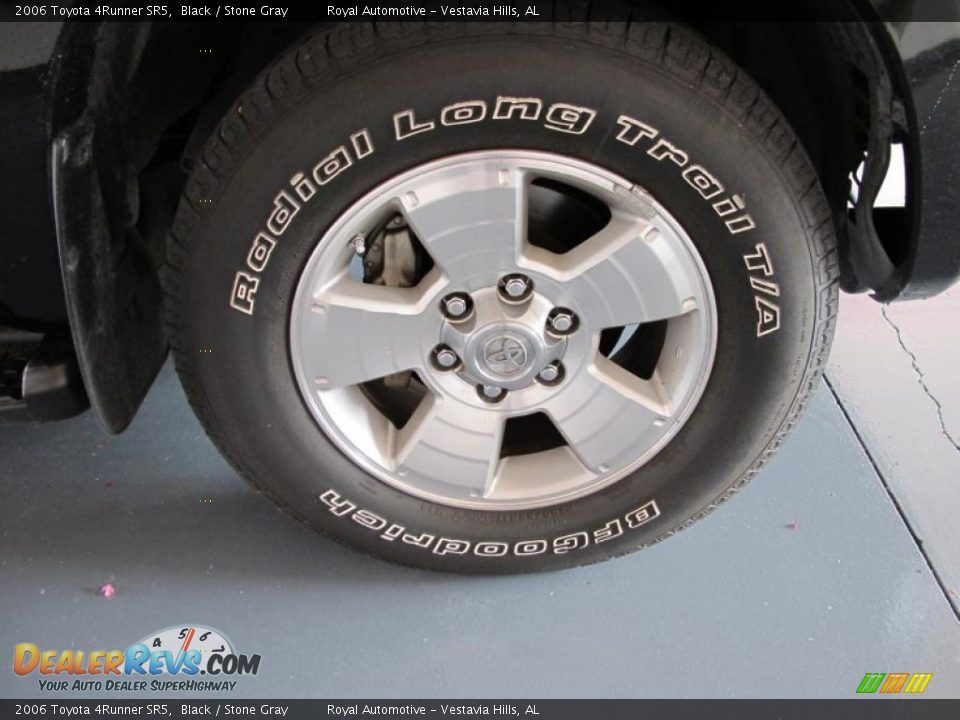 2006 Toyota 4Runner SR5 Black / Stone Gray Photo #10